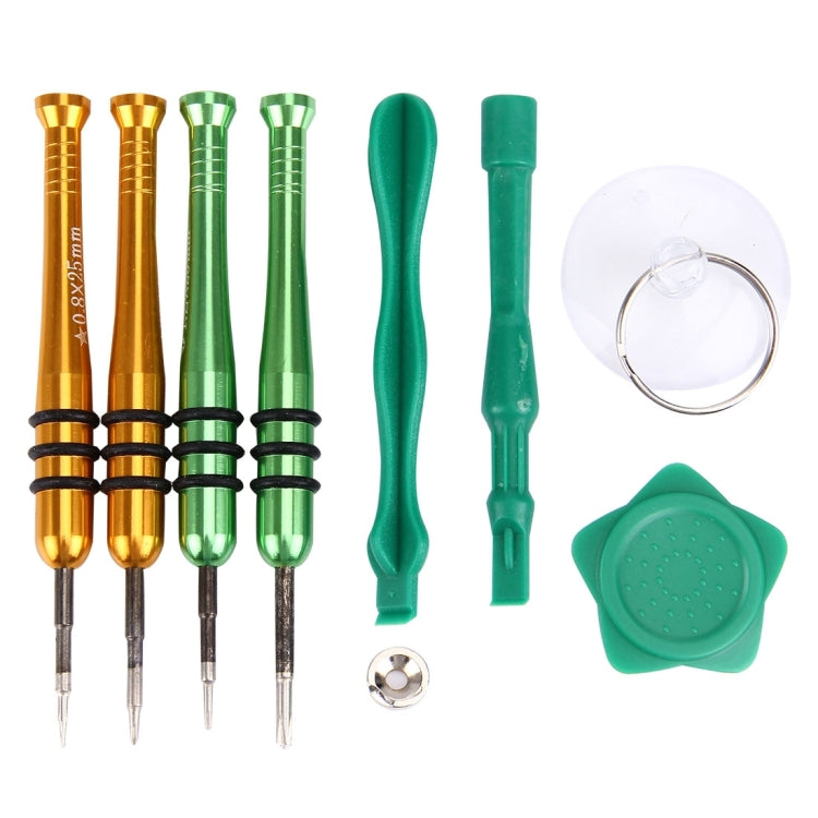 Kit di strumenti aperti per riparazione di cacciaviti filettati professionali appropriati per iPhone 7 e 7 Plus, 9 in 1 Kit di strumenti aperti per riparazione di cacciaviti filettati professionali appropriati per iPhone 7 e 7 Plus, 9 in 1